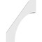 Ekena Millwork 3-in. W x 10-in. D x 14-in. H Westlake Architectural Grade PVC Knee Brace BRCP03X10X14WTL - alternate 6